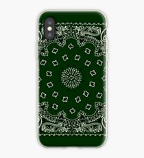 Hunter Green Hanky,Handkerchief iPhone Case