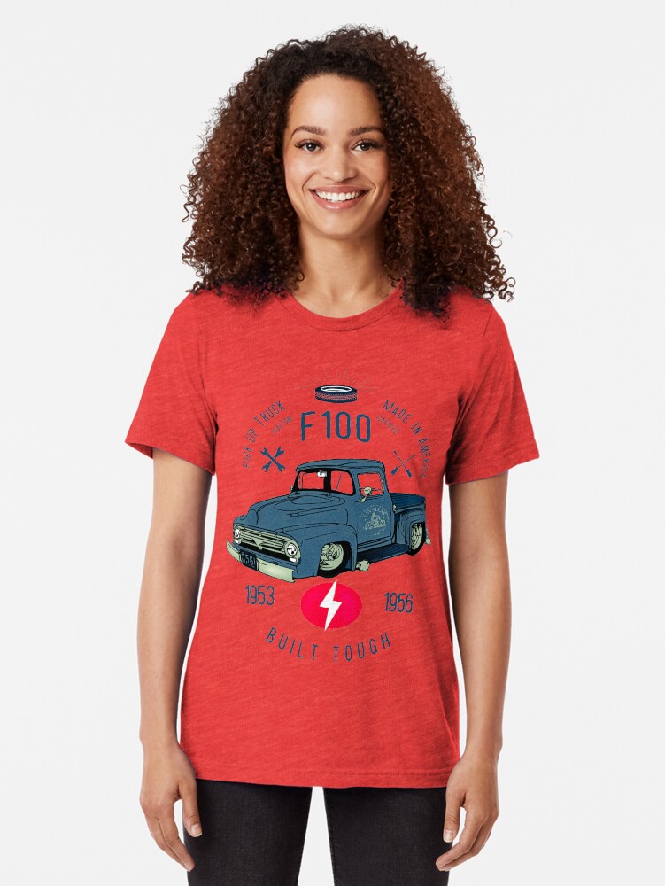 Alternative Ansicht von Ford F100 Truck Built Tough Vintage T-Shirt