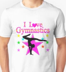 PRETTY PINK STAR GYMNASTICS DESIGN Unisex T-Shirt