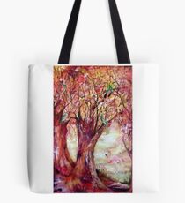 Arbres aux Oiseaux Tote Bag