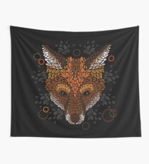 Fox Face Wall Tapestry