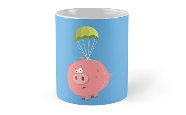 Flying Pig Mugs By Keyframer Redbubble