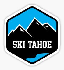 Ski Tahoe Badge Sticker