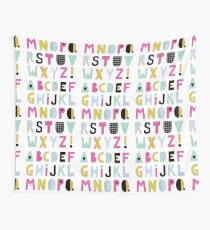 Super alphabet Wall Tapestry