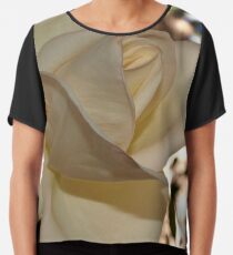 Ivory rose against the sky Chiffon Top