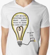 The Front Bottoms - Burns Bright V-Neck T-Shirt