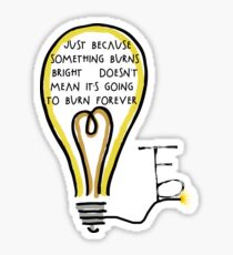 The Front Bottoms - Burns Bright Sticker