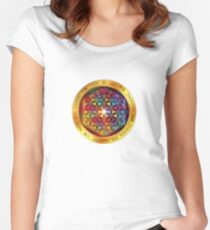 The Flower of Life Fitted Scoop T-Shirt