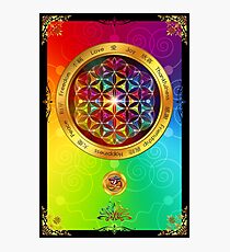 The Flower of Life Photographic Print
