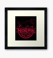 Haikyuu Team Types: Moulin Rogue Nekoma BLACK Framed Print