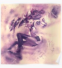 Star Guardian Jinx, Black and White Poster