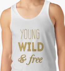 young wild and free Men's Tank Top