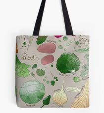 Winter Vegetables Tote Bag