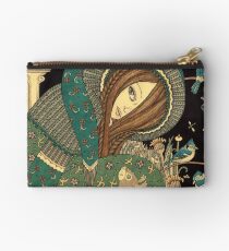 Jackalope Garden Zipper Pouch