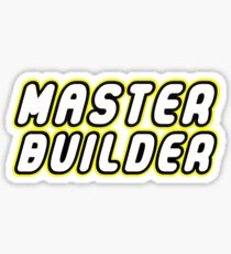 MASTER BUILDER Sticker