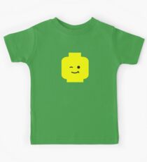 Minifig Winking Head Kids Tee