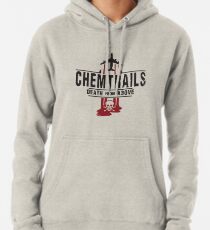 Jet Chemtrails Red & Grey Logo Hoodie