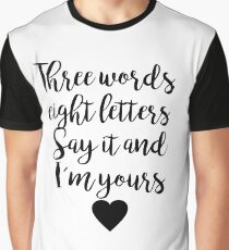 Gossip Girl - Three Words Graphic T-Shirt