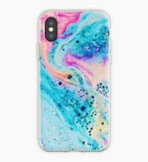 Vinilo o funda para iPhone Efecto de mármol de neón