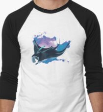 Manta Ray Platz Baseballshirt für Männer