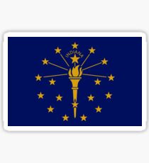Indiana Flag Sticker