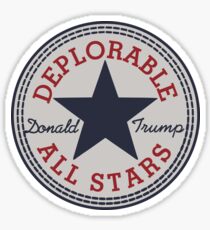 Deplorable All Stars Sticker