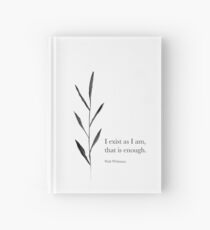 I exist as I am Hardcover Journal
