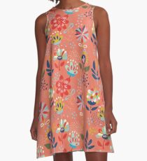 Wild Flowers A-Line Dress