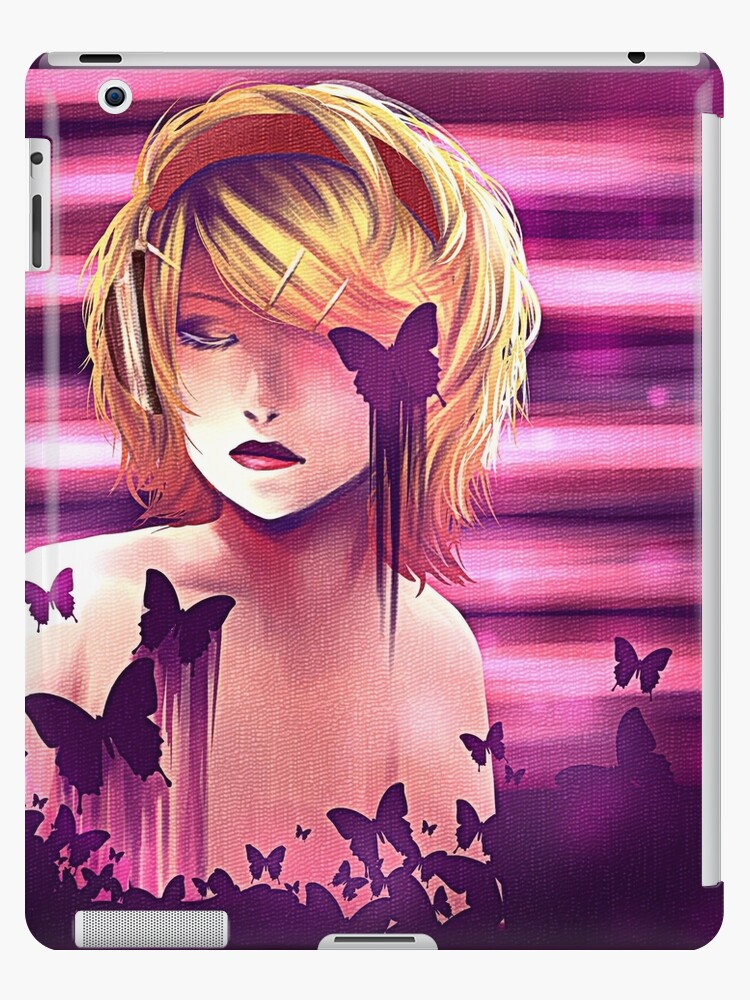 Rin Kagamine Butterfly On Your Right Shoulder Vocaloid Ipad Caseskin By Janelle Brown