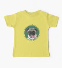 Cute I Love Pugs! T-Shirt or Hoodie Baby Tee