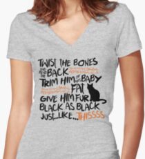 Binx Spell Women's Fitted V-Neck T-Shirt