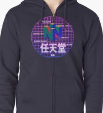 Vaporwave Nintendo 64 Kapuzenjacke