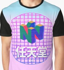 Vaporwave Nintendo 64 Graphic T-Shirt
