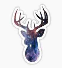 Galaxy Stag Sticker