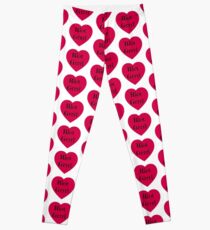 riot grrrl heart design feminist feminism punk bikini kill Leggings
