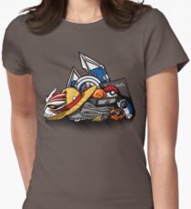 Anime Shonen & Monsters Women's Fitted T-Shirt