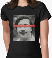 Pablo Escobar patron Women's Fitted T-Shirt
