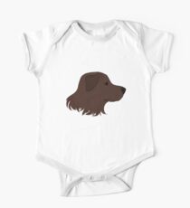 Chocolate Labrador One Piece - Short Sleeve