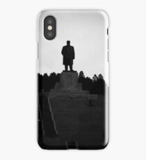 Statue of Kim Il-Sung in North Korea iPhone Case