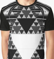 Monochrome, Sierpinski Triangle Graphic T-Shirt