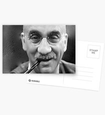 Watercolour Alf Garnett Postcards