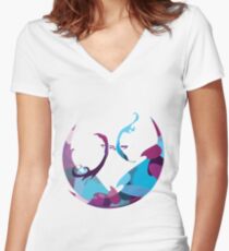 Pisces Women's Fitted V-Neck T-Shirt