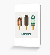 Catsicles Greeting Card