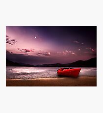 Twilight Moon Photographic Print