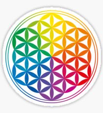 Flower Of Life, Sacred Geometry, Yoga Sticker