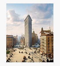 Flat Iron in New York City, ca 1903 colorized Photographic Print