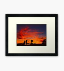 Last Night's Sunset Framed Print