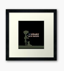 Support our Troops - Fallen Soldier Framed Print