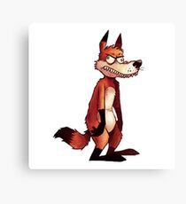Dumb Fox Canvas Print