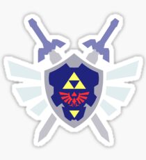 The hero of time, Link's shield Sticker